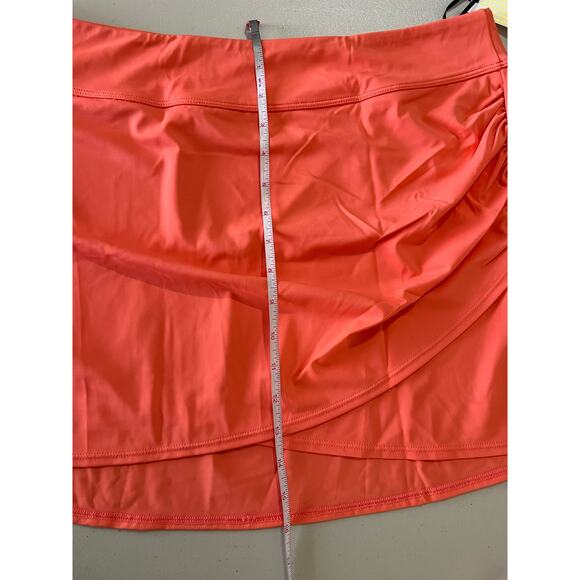 Ambernoon II By Dr. Erum Ilyas UPF 50 Wrap Swim Skirt CORAL NWT SIZE 14 - Picture 6 of 7